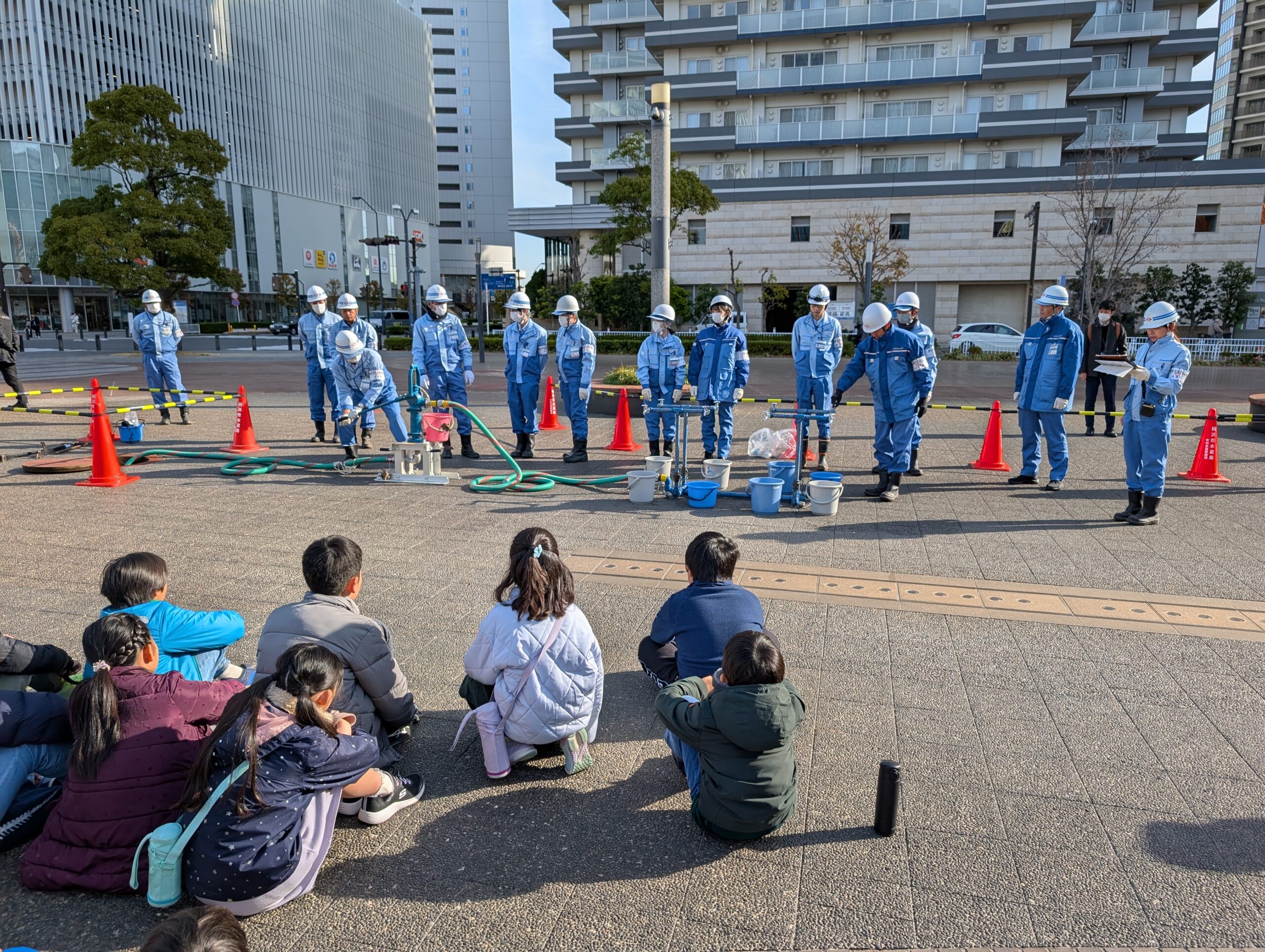 水道局の防災訓練に参加しました